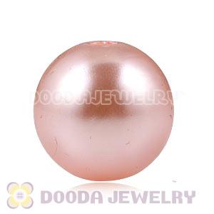 14mm Pink Basketball Wives ABS Pearl Beads Wholesale 