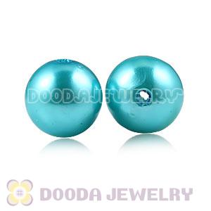 14mm Blue Basketball Wives ABS Pearl Beads Wholesale 