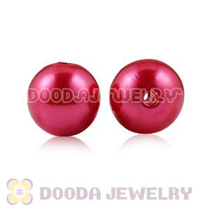 14mm Red Basketball Wives ABS Pearl Beads Wholesale 