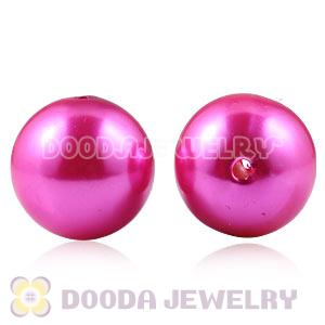 20mm Pink Basketball Wives ABS Pearl Beads Wholesale 