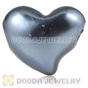 19X23mm Heart Basketball Wives ABS Pearl Beads Wholesale 