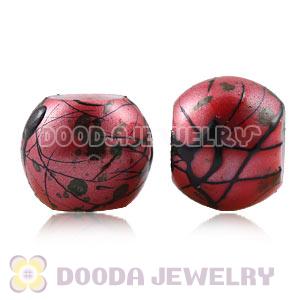 14mm Big Hole Acrylic Beads For European Jewelry Wholesale 