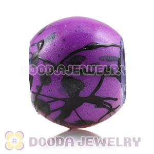 14mm Big Hole Acrylic Beads For European Jewelry Wholesale 