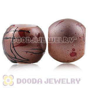 14mm Big Hole Acrylic Beads For European Jewelry Wholesale 