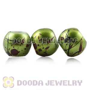 14mm Big Hole Acrylic Beads For European Jewelry Wholesale 