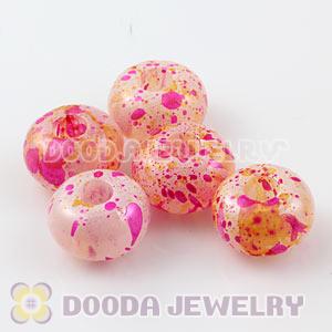 14mm Basketball Wives Acrylic Beads For European Jewelry 