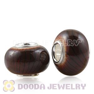 10×15mm European Acrylic Beads In 925 Silver Core Wholesale