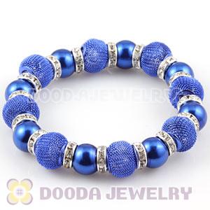 Blue Beaded Basketball Wives Inspired Bracelets Wholesale