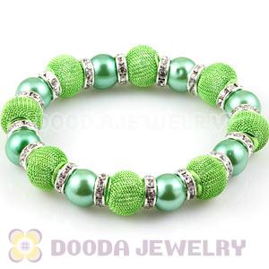 Green Beaded Basketball Wives Inspired Bracelets Wholesale