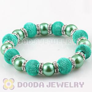Blue Beaded Basketball Wives Inspired Bracelets Wholesale