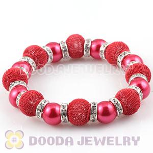 Red Beaded Basketball Wives Inspired Bracelets Wholesale