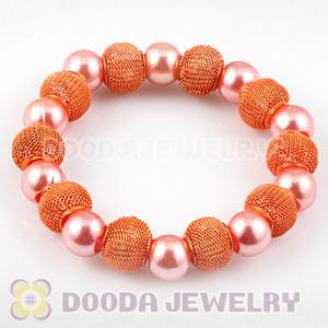 Orange Beaded Basketball Wives Inspired Bracelets Wholesale