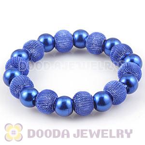 Blue Beaded Basketball Wives Inspired Bracelets Wholesale
