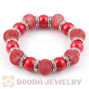 Red Beaded Basketball Wives Inspired Bracelets Wholesale