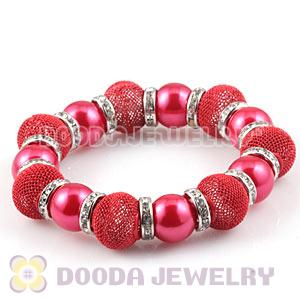 Red Beaded Basketball Wives Inspired Bracelets Wholesale
