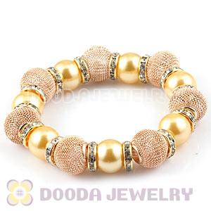 Yellow Beaded Basketball Wives Inspired Bracelets Wholesale