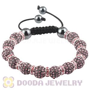 Handmade Style TresorBeads Crystal Ball Bead Bracelets With Hematite