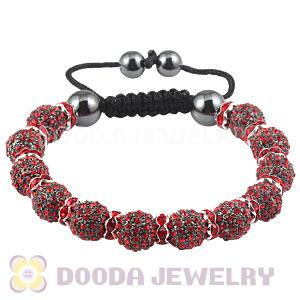 Handmade Style TresorBeads Crystal Ball Bead Bracelets With Hematite