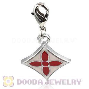 Platinum Plated Alloy European Four-Leaf Clover Jewelry Charms Wholesale 