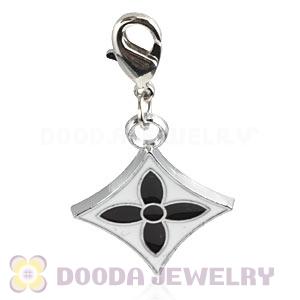 Platinum Plated Alloy European Four-Leaf Clover Jewelry Charms Wholesale 