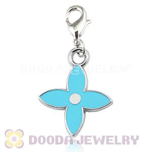 Platinum Plated Alloy European Four-Leaf Clover Jewelry Charms Wholesale