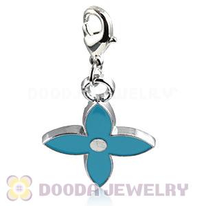 Platinum Plated Alloy European Four-Leaf Clover Jewelry Charms Wholesale 