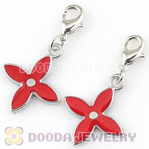 Platinum Plated Alloy European Four-Leaf Clover Jewelry Charms Wholesale 