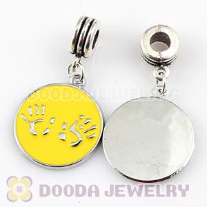 Platinum Plated Alloy Enamel European Charms Wholesale 