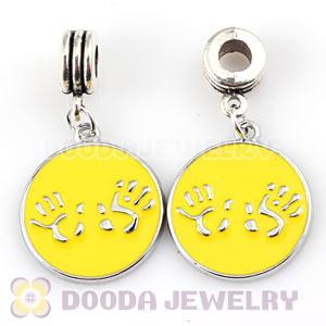 Platinum Plated Alloy Enamel European Charms Wholesale 
