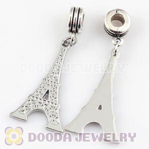 Platinum Plated Alloy European Eiffel Tower Charms Wholesale 