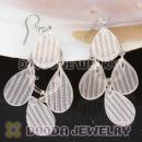 Crystal Basketball Wives Bamboo Drop Earrings Wholesale