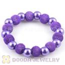 Purple Beaded Basketball Wives Inspired Bracelets Wholesale