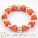 Orange Beaded Basketball Wives Inspired Bracelets Wholesale