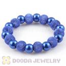 Blue Beaded Basketball Wives Inspired Bracelets Wholesale