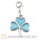 Platinum Plated Alloy European Four-Leaf Clover Jewelry Charms Wholesale