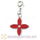 Platinum Plated Alloy European Four-Leaf Clover Jewelry Charms Wholesale