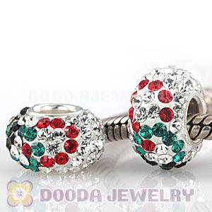 European Olympic Rings Beads with 90 crystal rhinestones Austrian crystal