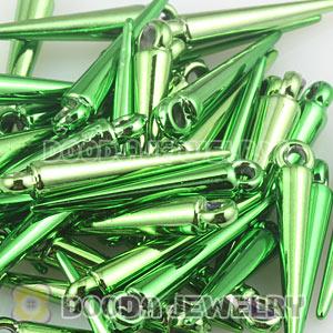 Cheap 22mm Green Basketball Wives Earring Spike Beads Wholesale 
