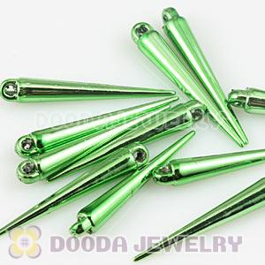 34mm Green Basketball Wives Earring Spike Beads Wholesale 