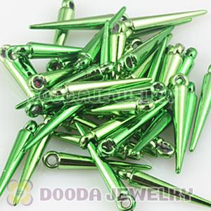 22mm Green Basketball Wives Earring Spike Beads Wholesale