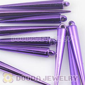 52mm Purple Basketball Wives Earring Spike Beads Wholesale