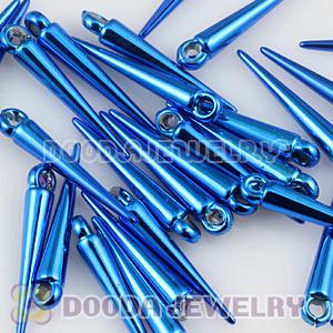 22mm Blue Basketball Wives Earring Spike Beads Wholesale