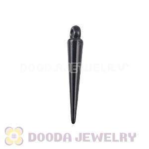 Cheap 22mm Black Basketball Wives Earring Spike Beads Wholesale 