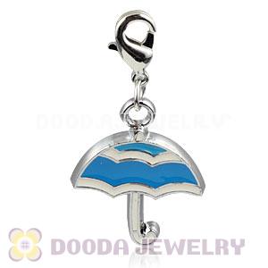 Platinum Plated Alloy Enamel European Jewelry Umbrella Charms Wholesale 