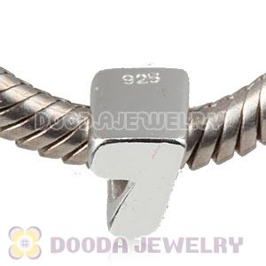 925 Sterling Silver Number 7 Charms Beads Wholesale