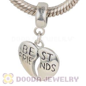 925 Sterling Silver BEST FRIENDS Dangle Charms Wholesale
