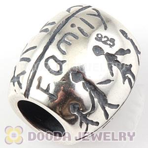 Antique 925 Sterling Silver European FAMILY Charms Beads Wholesale