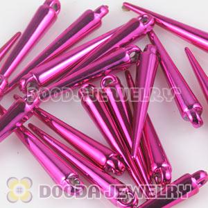 34mm Peach Basketball Wives Earring Spike Beads Wholesale