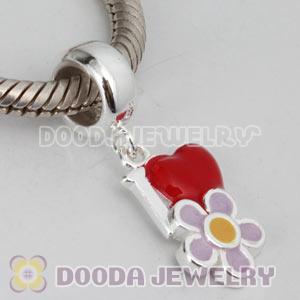 925 Sterling Silver Enamel Dangle Charms Wholesale