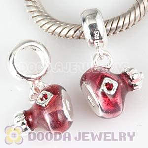 925 Sterling Silver European Enamel Dangle Perfume Bottle Wholesale